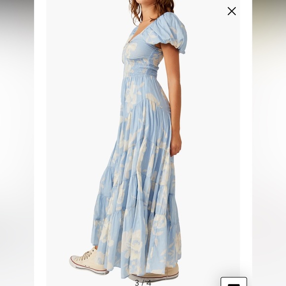 Free People Sundrenched Floral Tiered Maxi Sundress - Picture 3 of 6